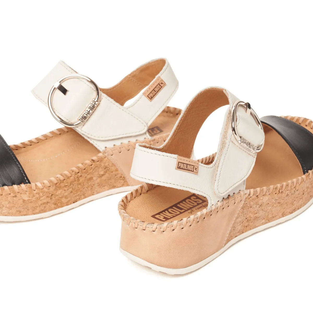 Pikolinos Marina en cuir noir pour femme