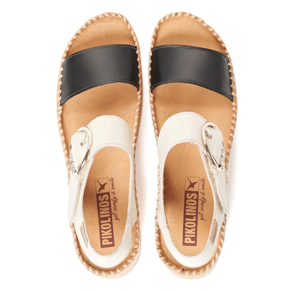 Pikolinos Marina en cuir noir pour femme