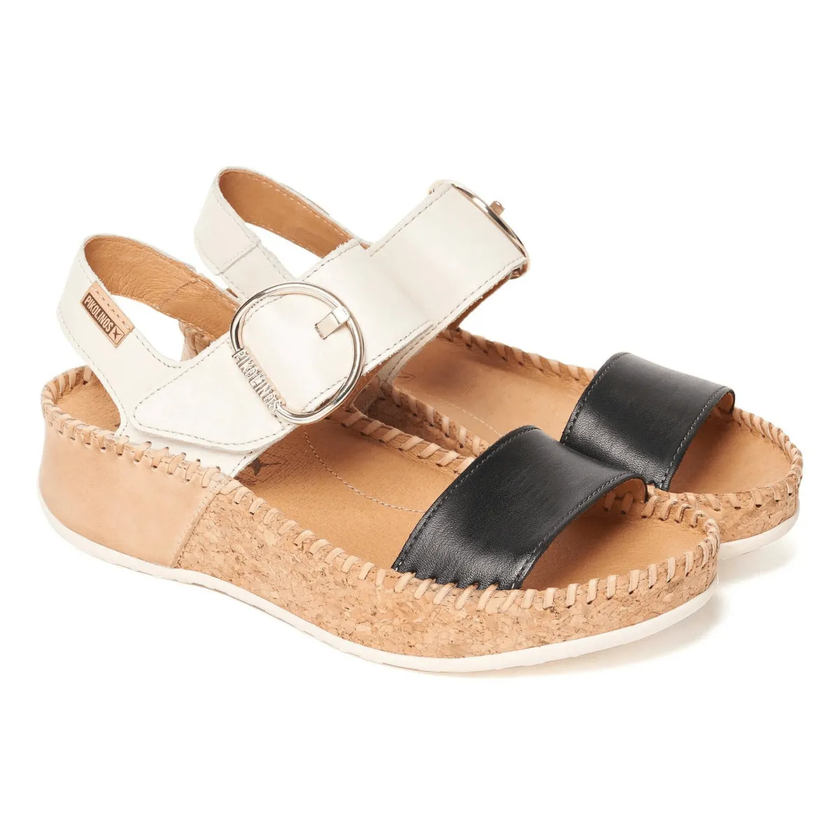 Pikolinos Marina pour Femme en Cuir Noir