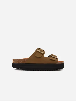 Sandales Plum pour femme à semelle végane | Marron