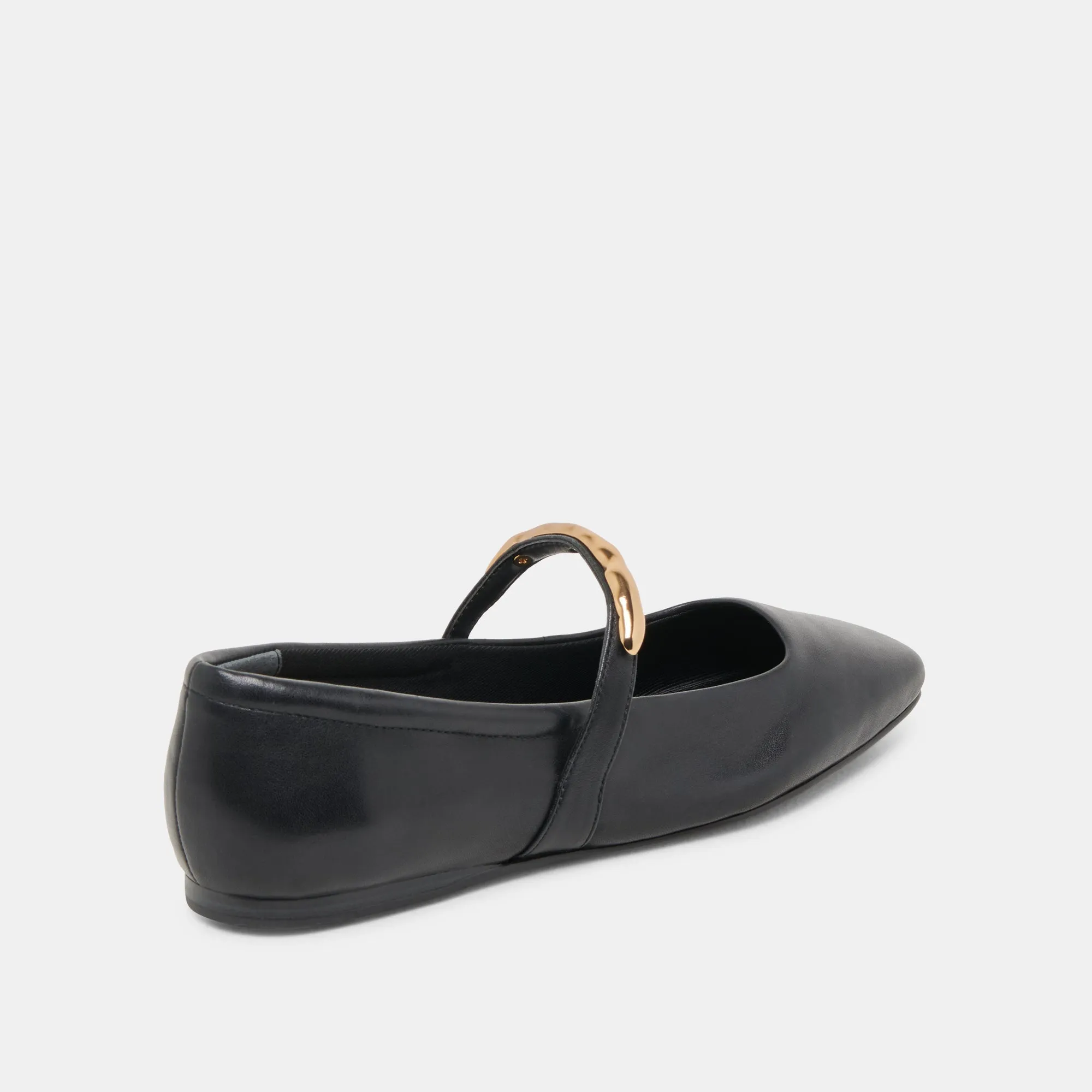 BALLERINES RADYA EN CUIR NOIR
