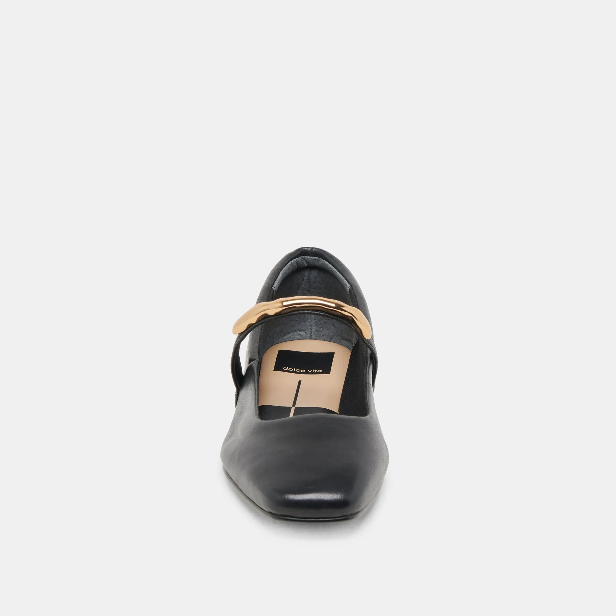 BALLERINES RADYA EN CUIR NOIR