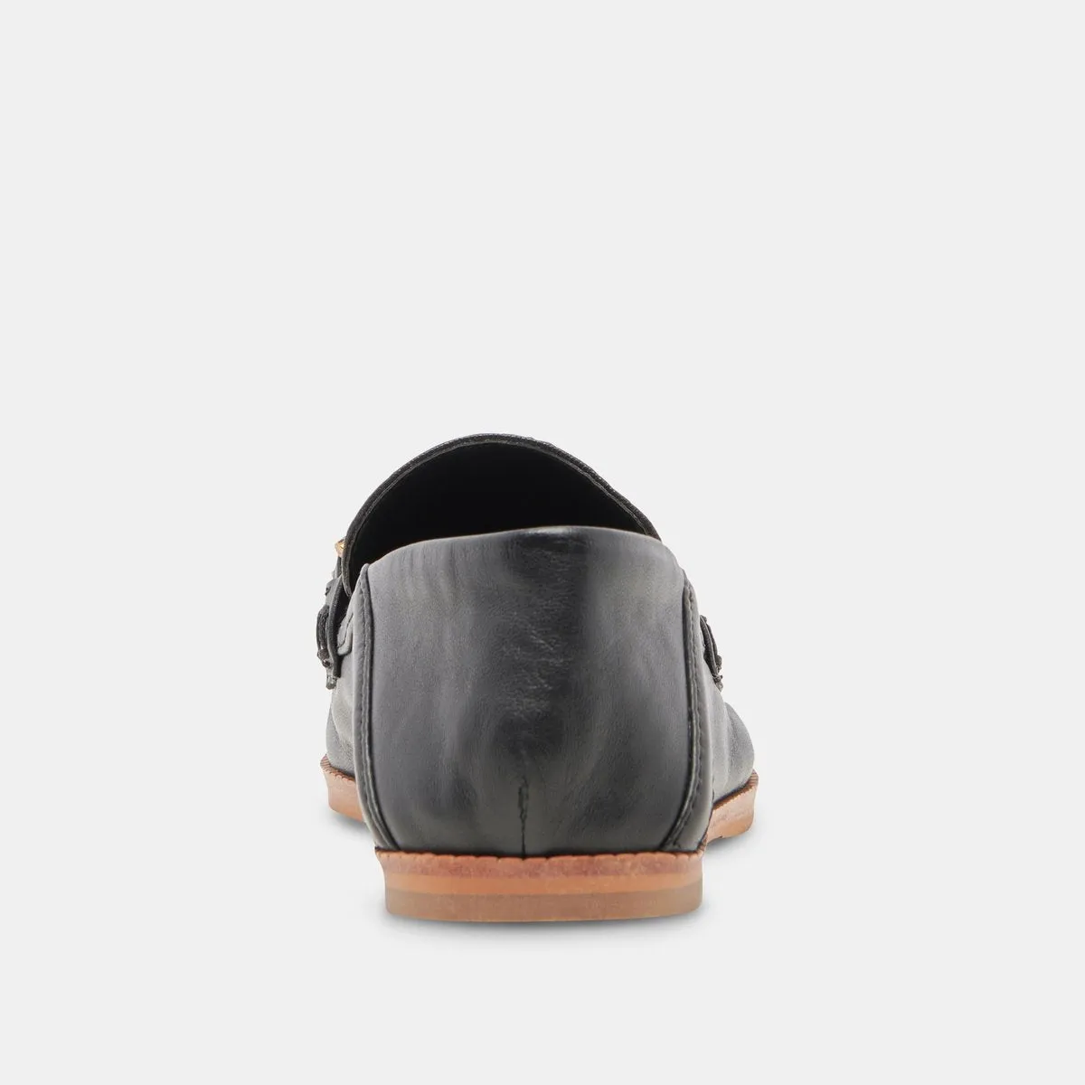 REIGN FLATS CUIR NOIR