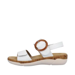 Sandale Jocelyn 53 à boucle pour femme en blanc
