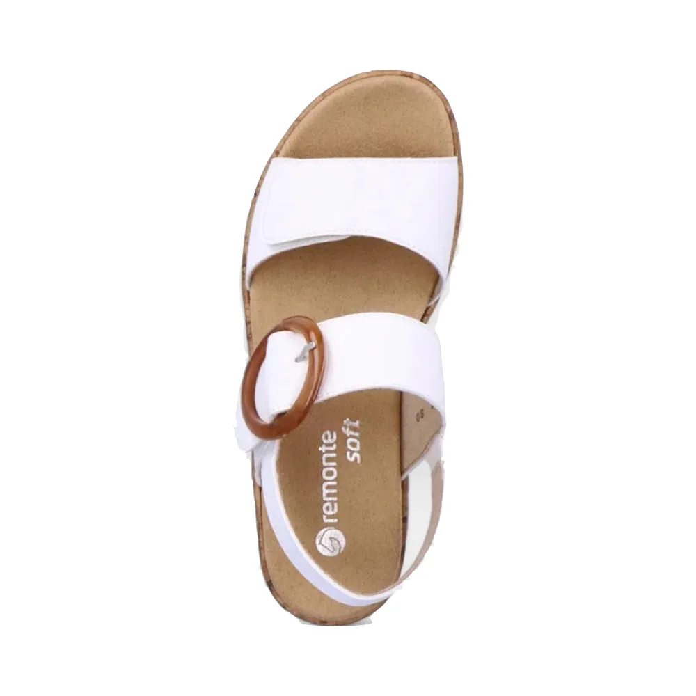 Sandale Jocelyn 53 à boucle pour femme en blanc