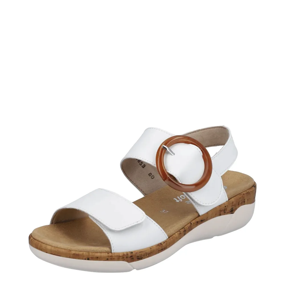 Sandale Jocelyn 53 à boucle pour femme en blanc