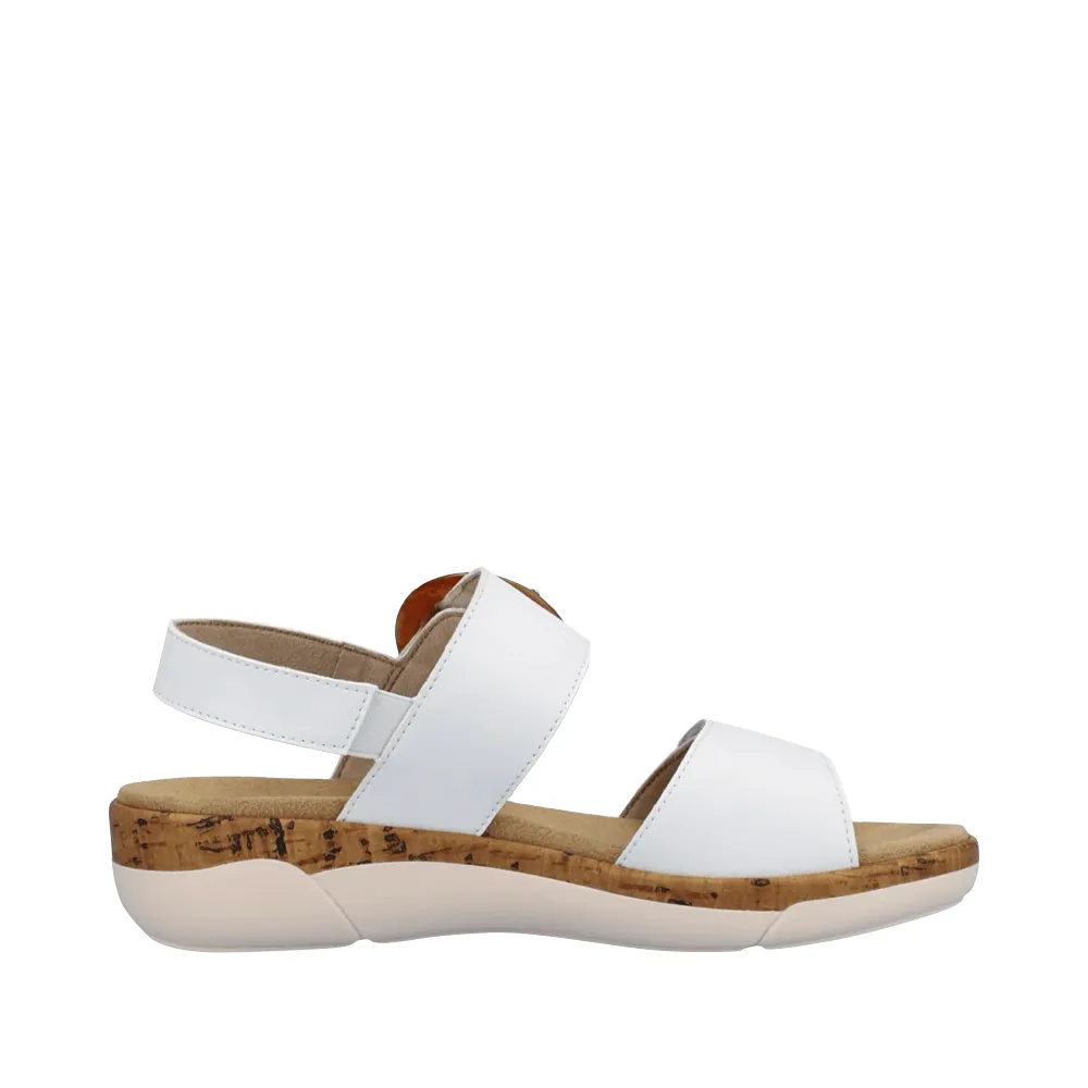 Sandale Jocelyn 53 à boucle pour femme en blanc