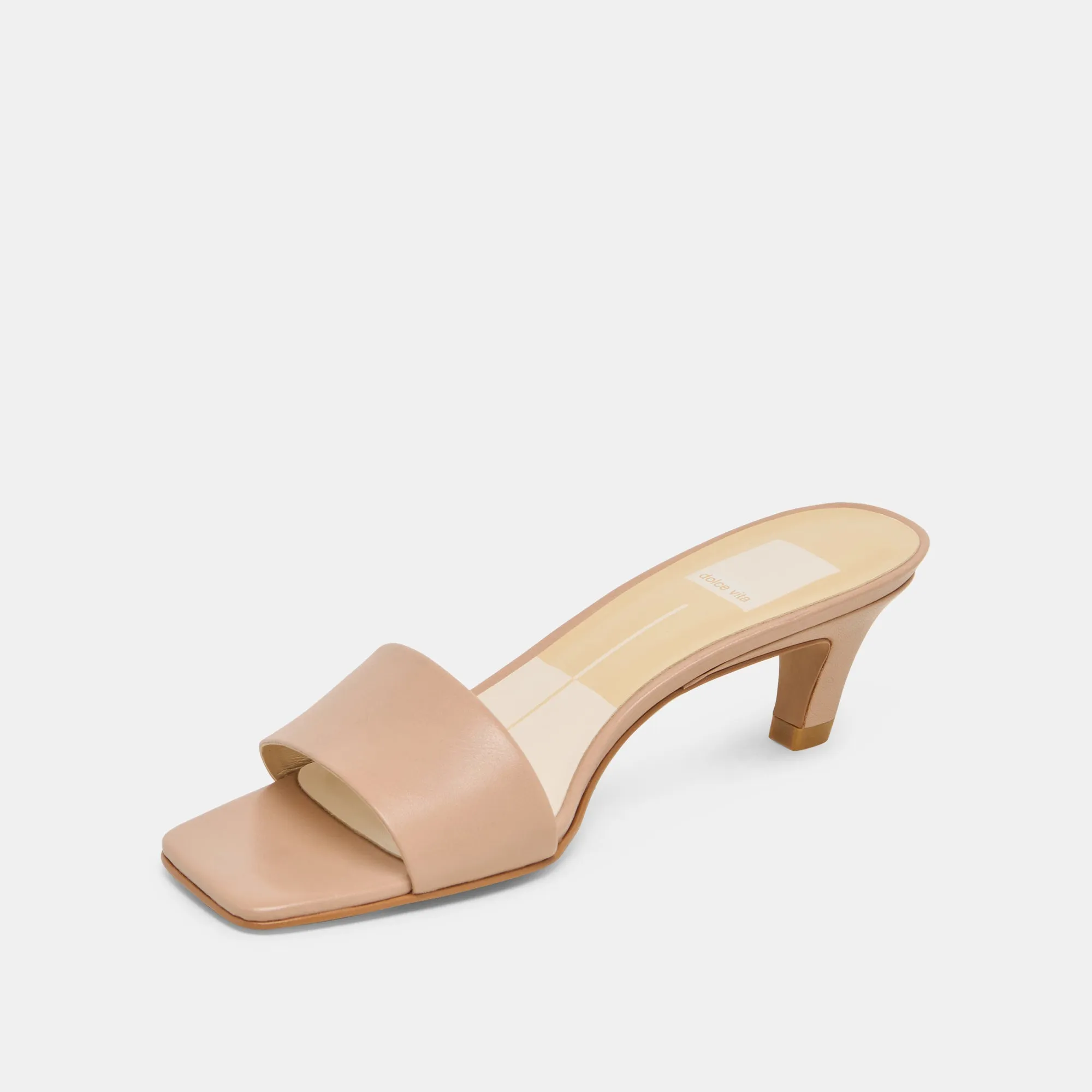 REXA TALONS CUIR LÉGER BEIGE