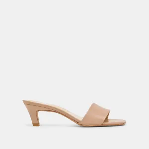 REXA TALONS CUIR LÉGER BEIGE