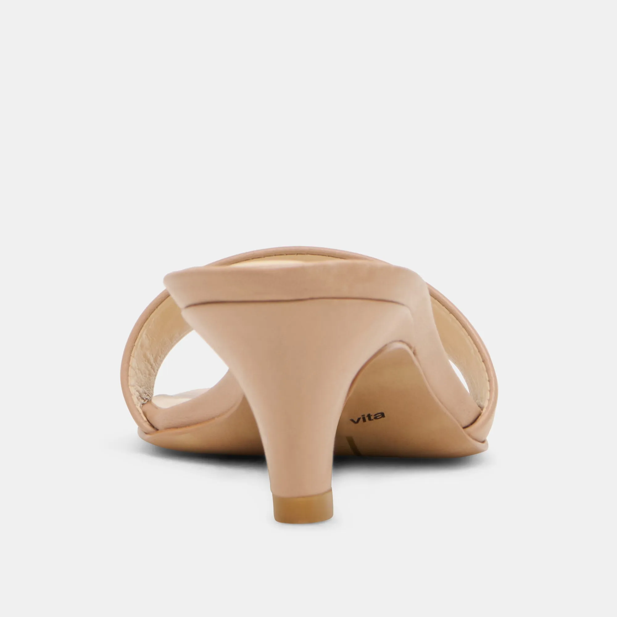 REXA TALONS CUIR LÉGER BEIGE