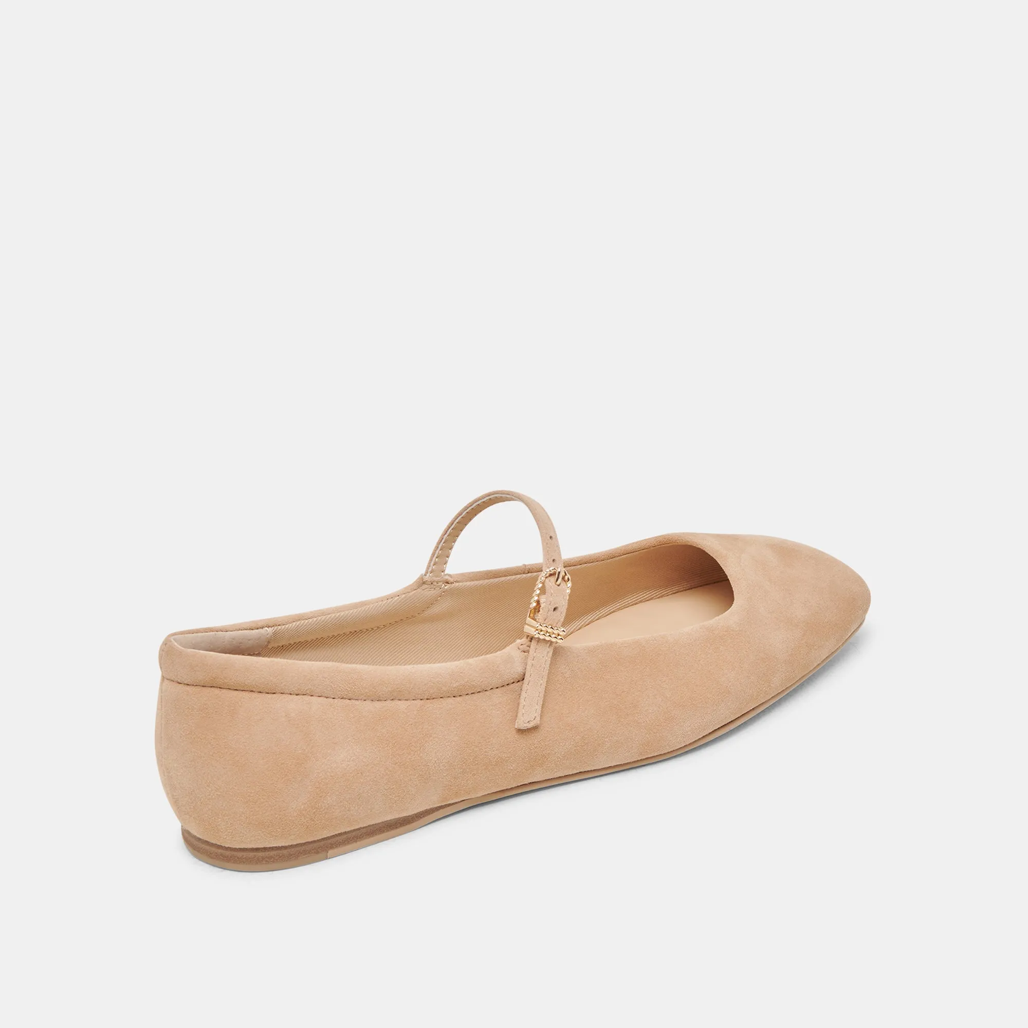 BALLERINES REYES EN DAIM DE BAMBOU