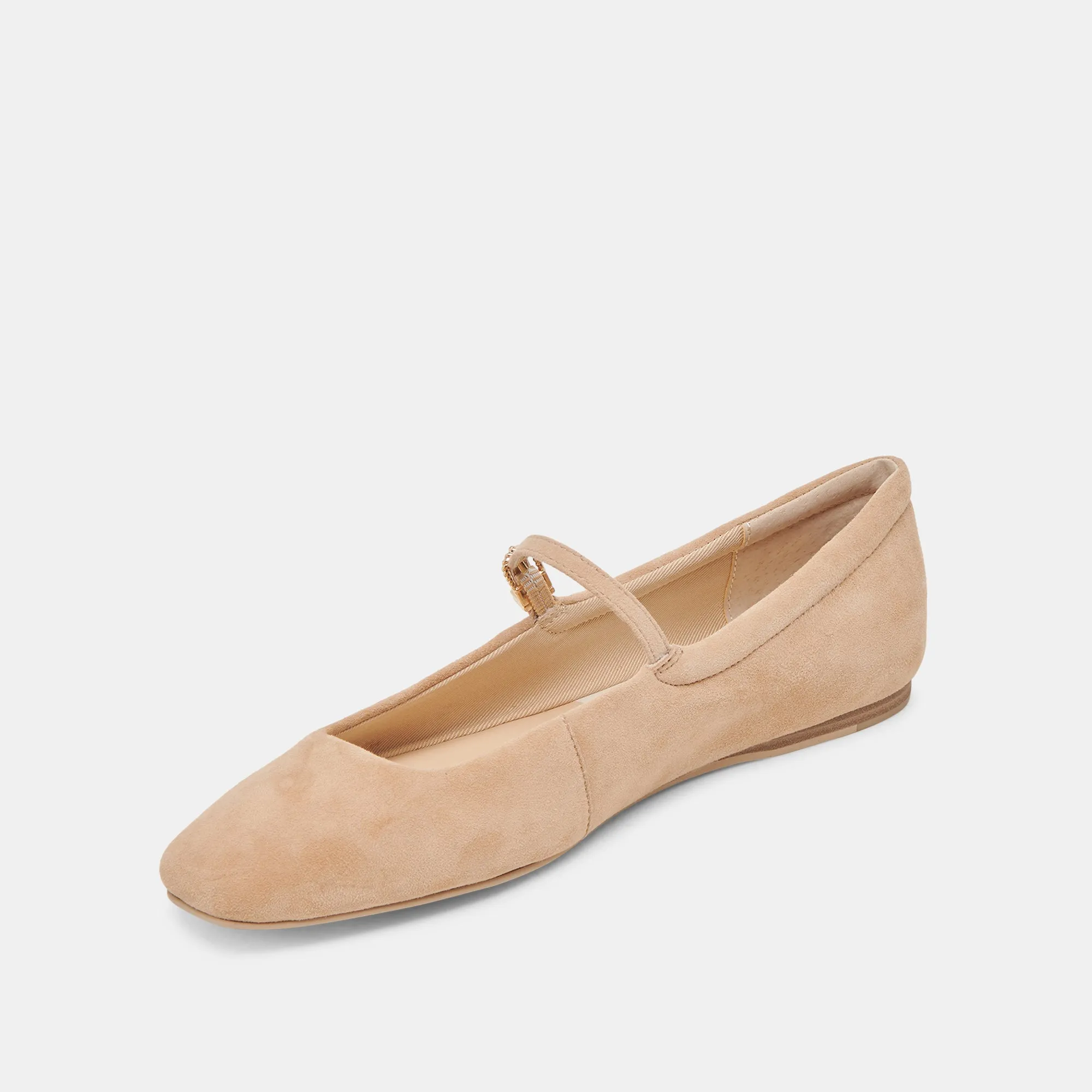 BALLERINES REYES EN DAIM DE BAMBOU
