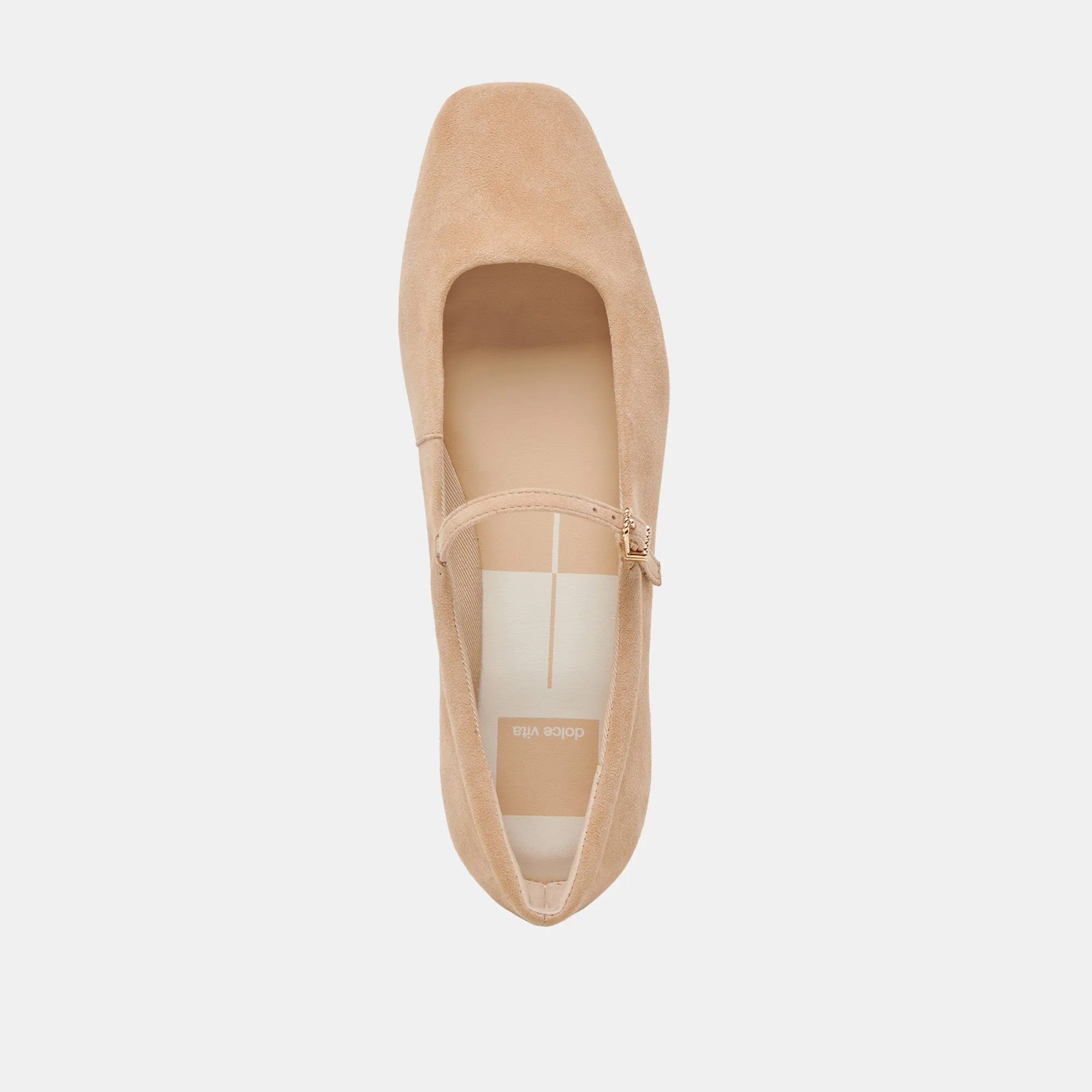 BALLERINES REYES EN DAIM DE BAMBOU
