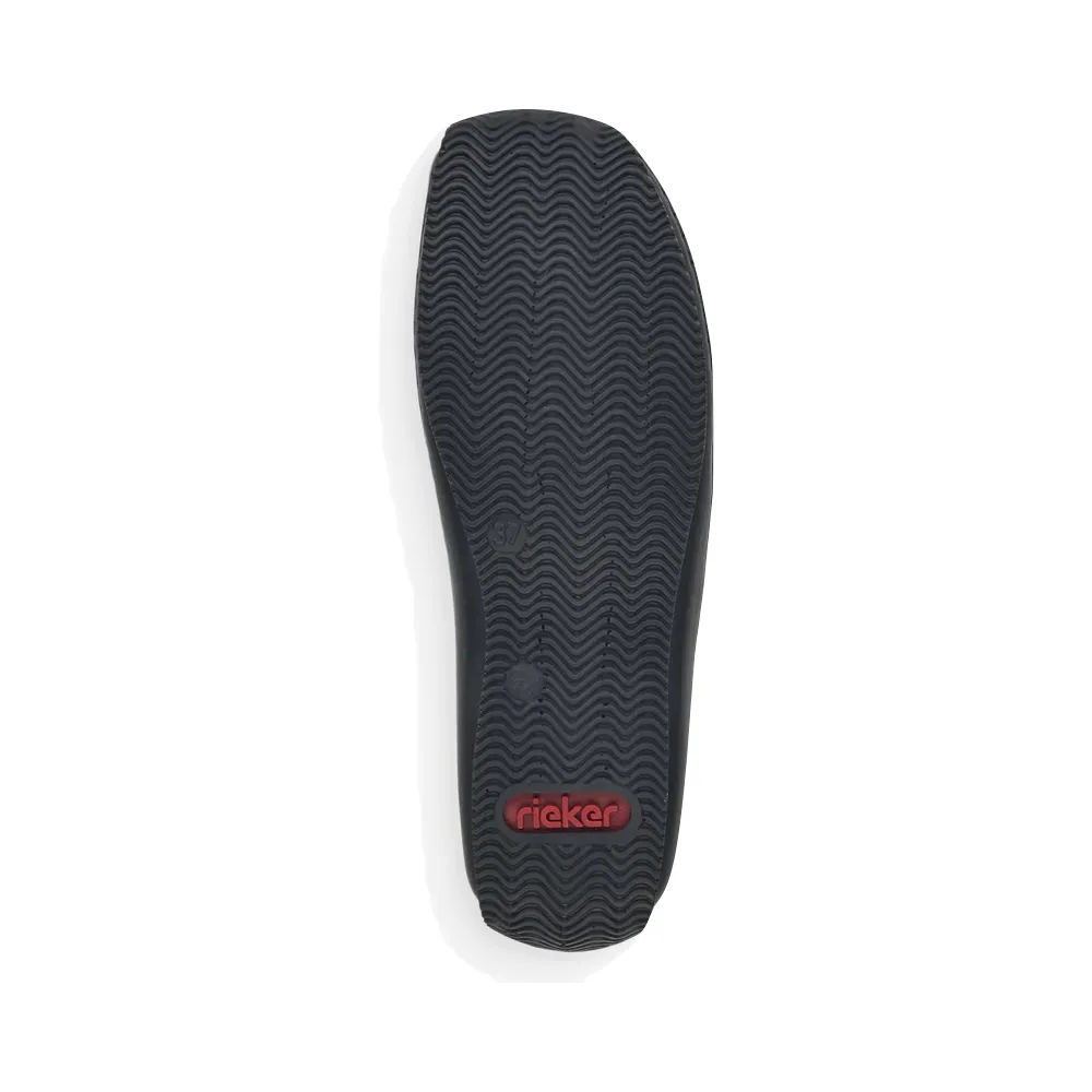Rieker Femme Celia 59 Mocassin en Vin Rouge
