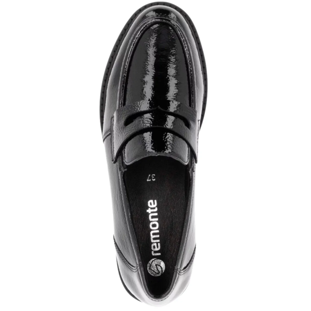 Rieker Femme D8602-00 Noir Verni