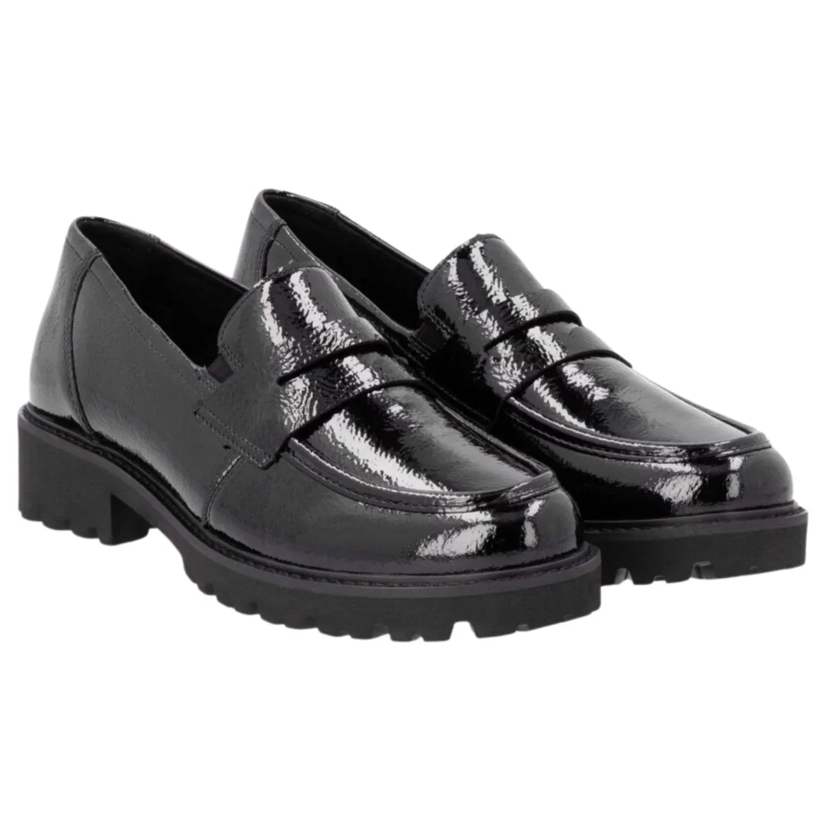Rieker Femme D8602-00 Noir Verni