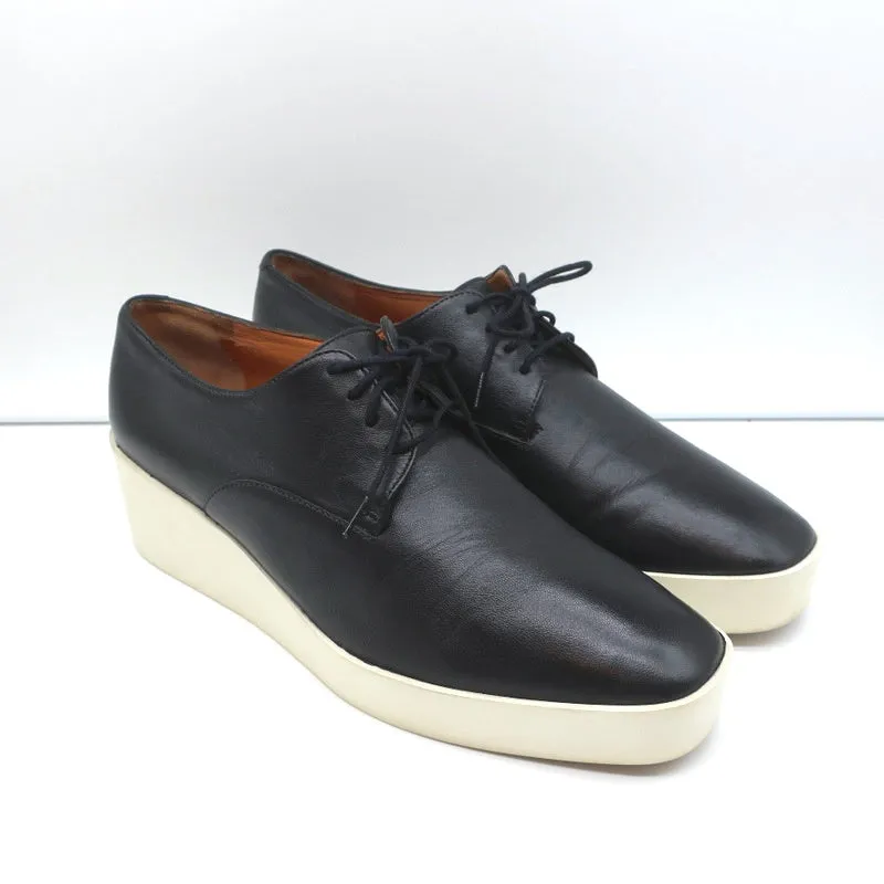 Derby à plateforme Robert Clergerie avec wedges Lindsey en cuir noir taille 41