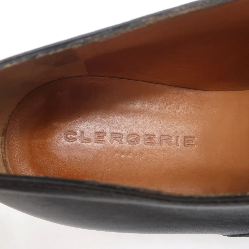 Derby à plateforme Robert Clergerie avec wedges Lindsey en cuir noir taille 41