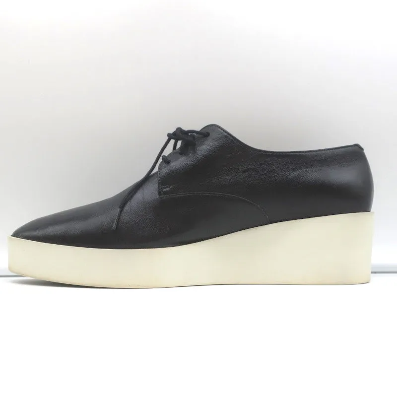 Derby à plateforme Robert Clergerie avec wedges Lindsey en cuir noir taille 41