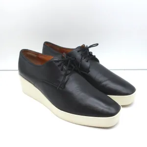Derby à plateforme Robert Clergerie avec wedges Lindsey en cuir noir taille 41
