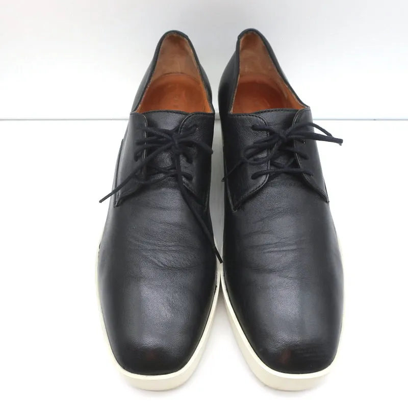 Derby à plateforme Robert Clergerie avec wedges Lindsey en cuir noir taille 41