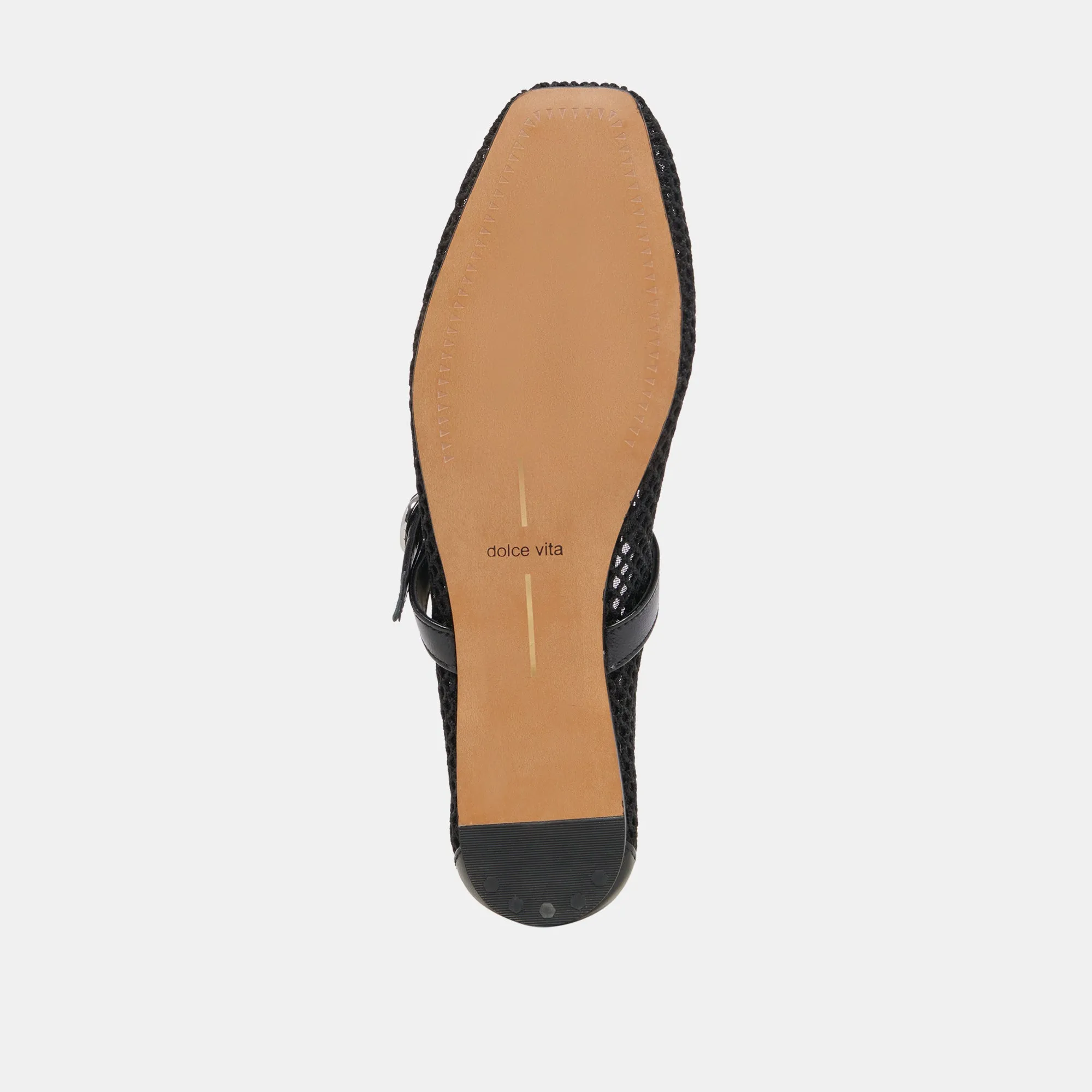 RODNI BALLETINES EN MAILLE TISSÉE NOIRE