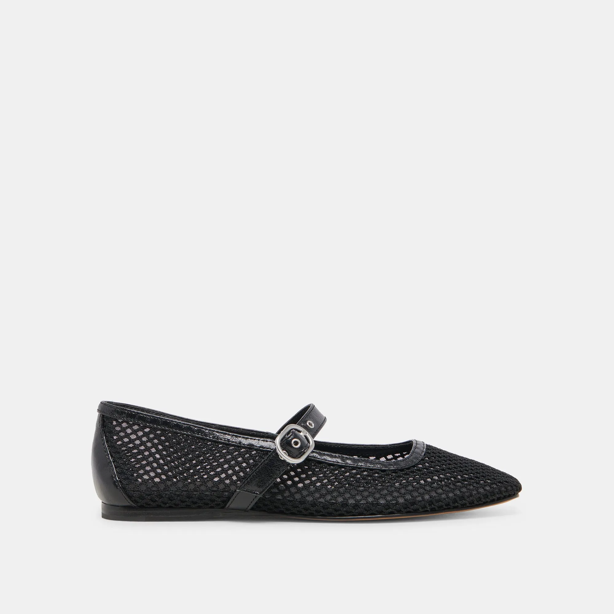 RODNI BALLETINES EN MAILLE TISSÉE NOIRE