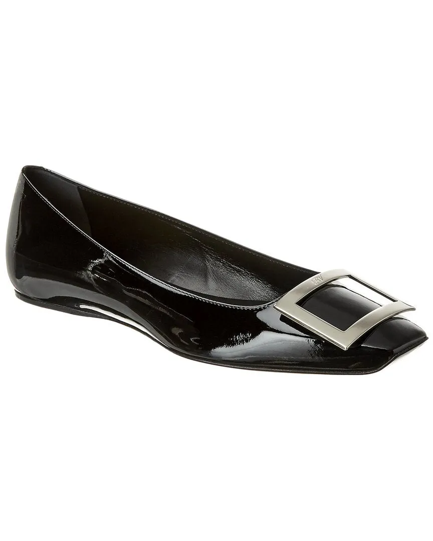 Roger Vivier Escarpins Ballerine Trompette en Patent
