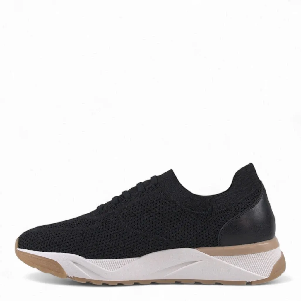 Chaussures de sport tricotées noires Ronaldo