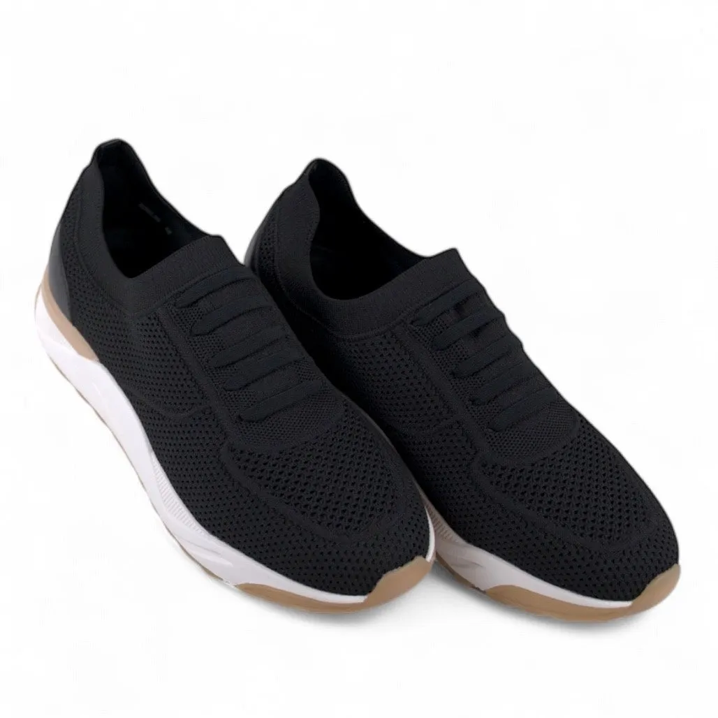 Chaussures de sport tricotées noires Ronaldo