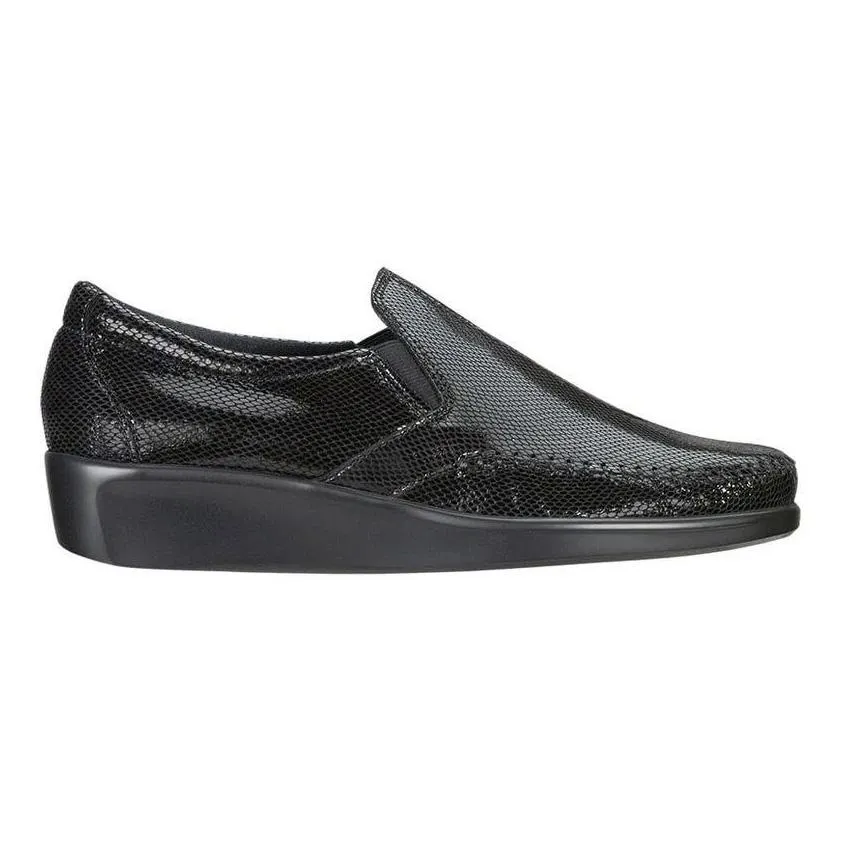 SAS Femme Rêve de Serpent Noir en Cuir