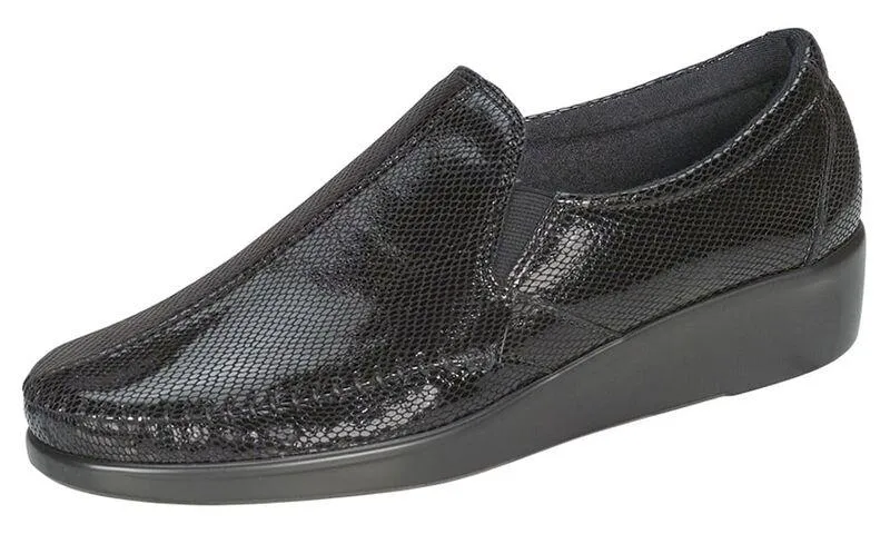 SAS Femme Rêve de Serpent Noir en Cuir