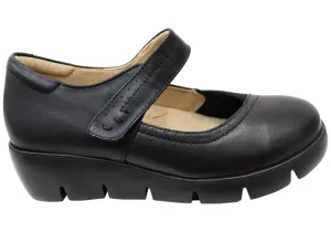 Chaussures confortables en cuir pour femmes Scholl Orthaheel Gracie Mary Jane