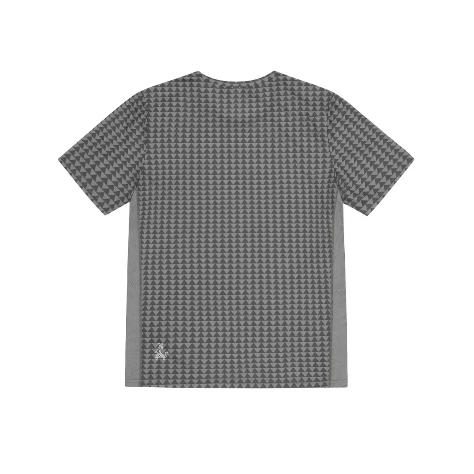 Sealskinz T-shirt de course ultra-léger Sprowston pour homme, motif diamant, noir SS25