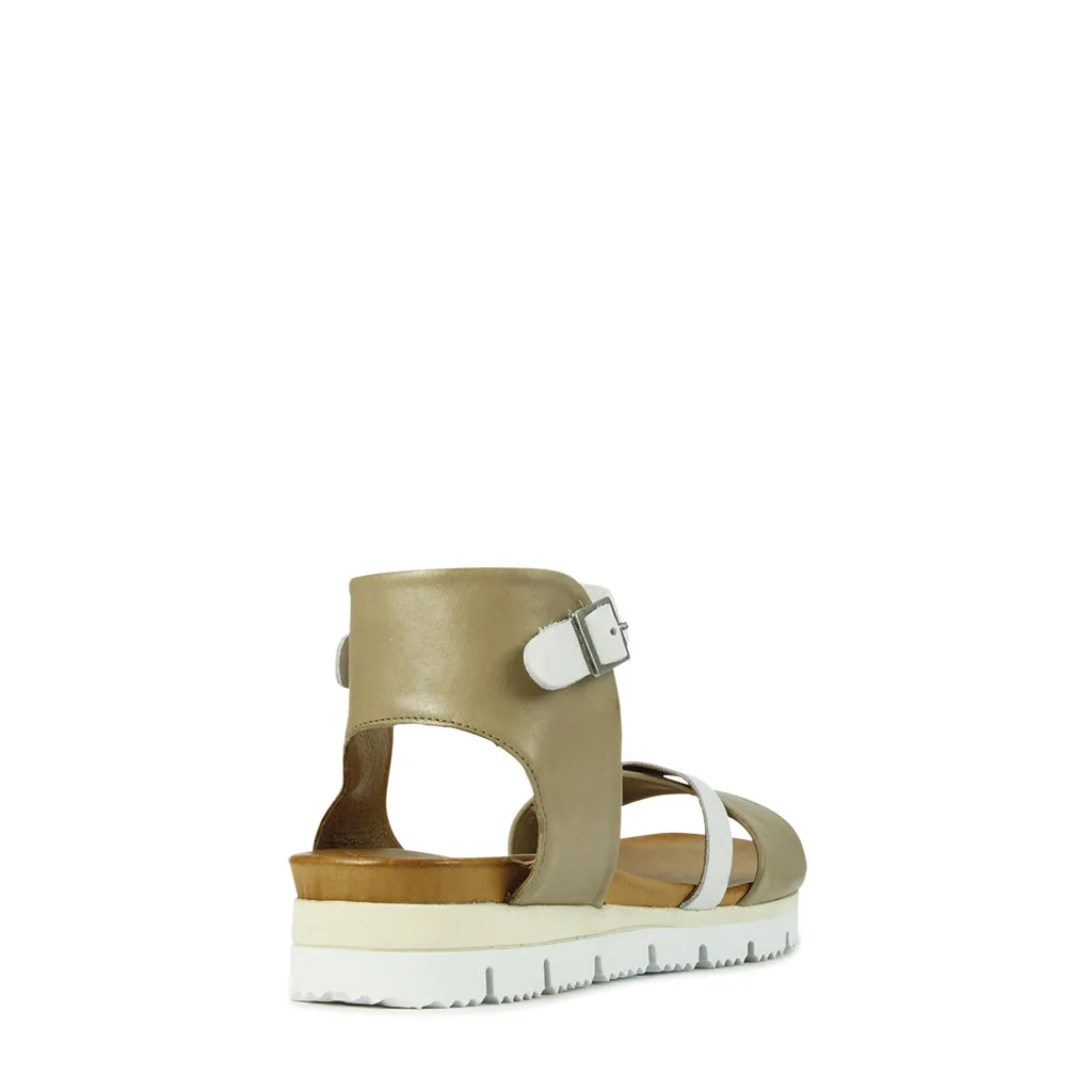 Sandales à lanière cheville en cuir Sode