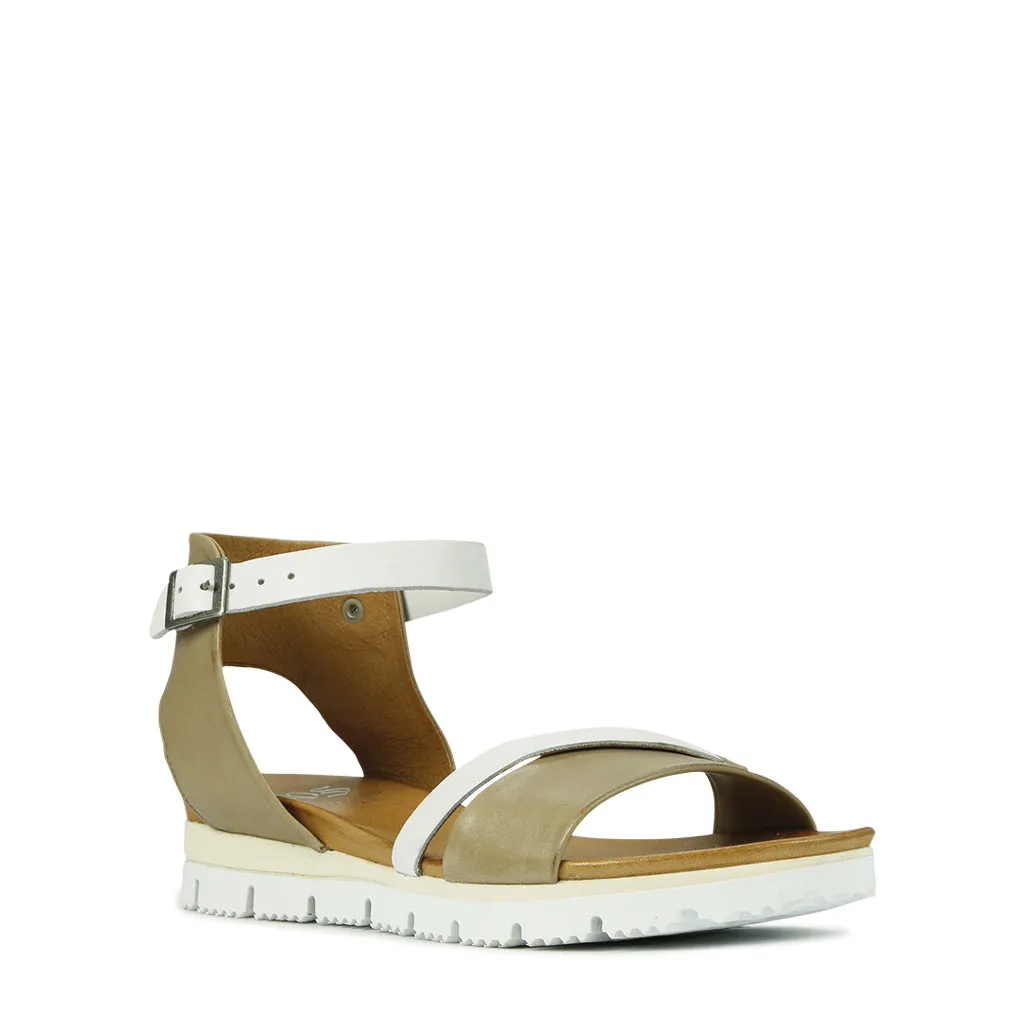 Sandales à lanière cheville en cuir Sode