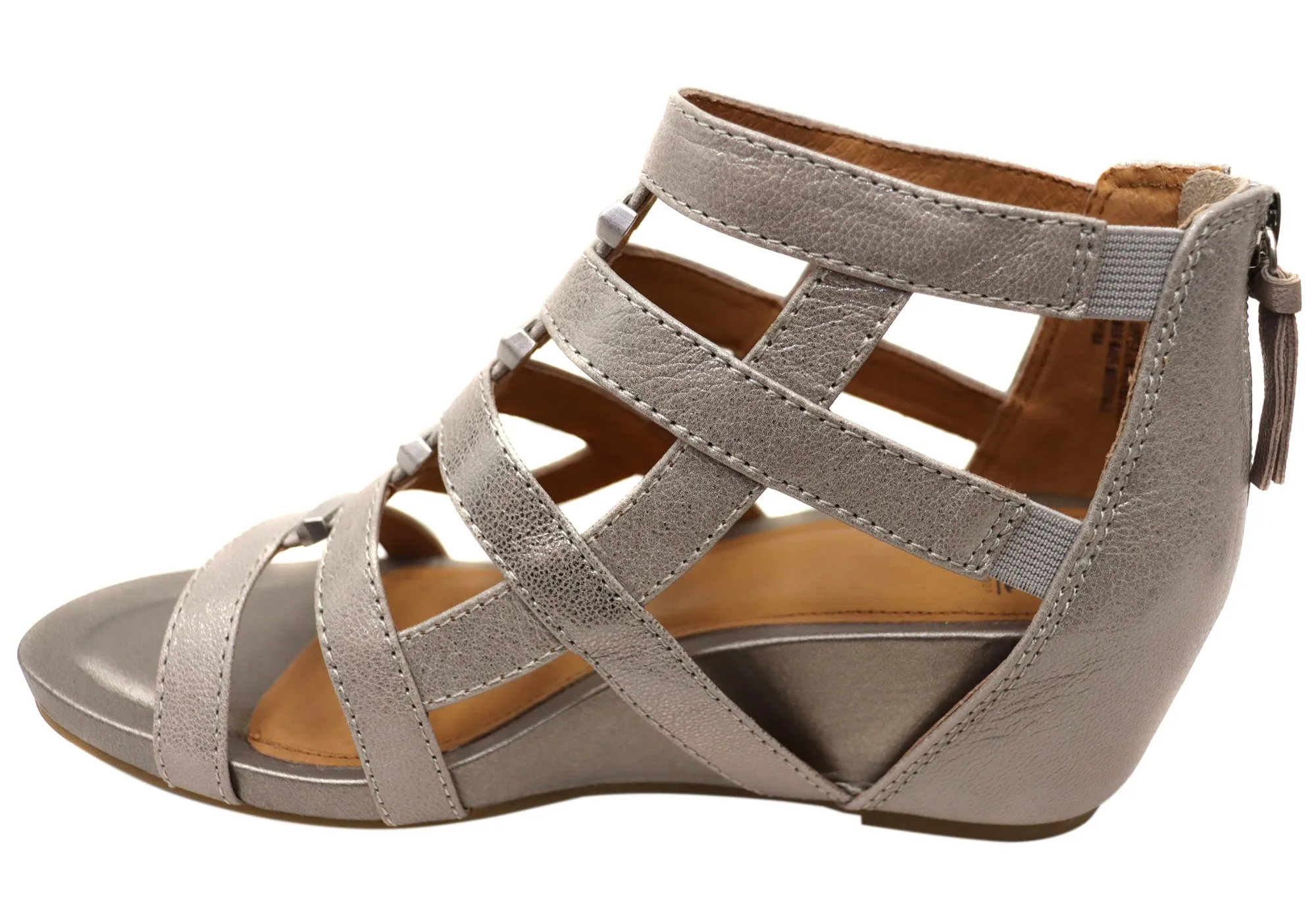 Sofft Rio II Sandales Femme à Plateforme en Cuir avec Semelle Confortable Sofft Shoes