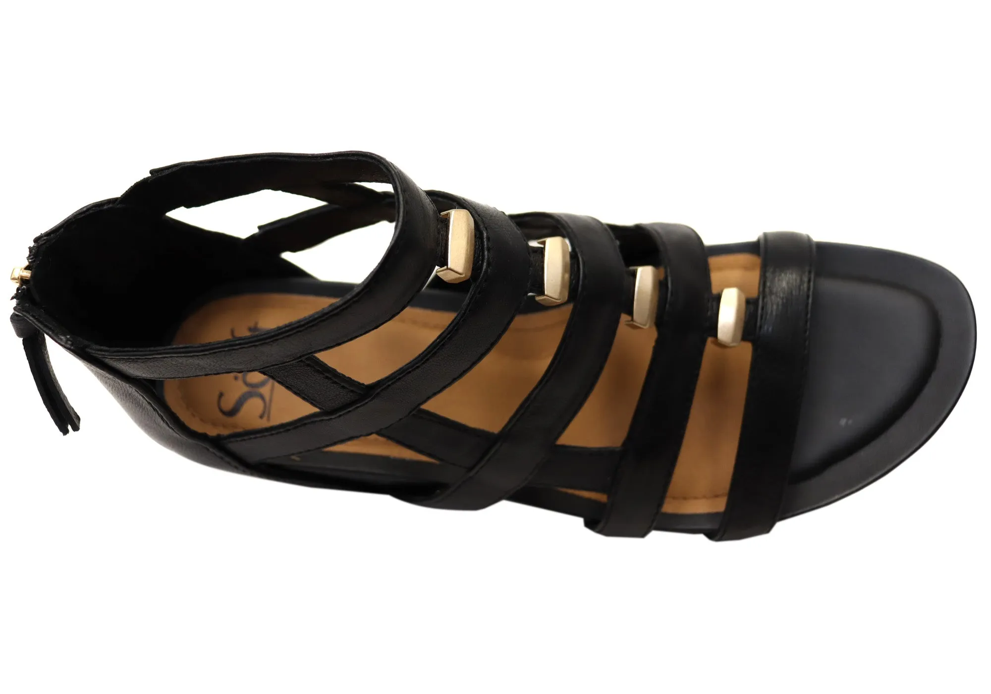 Sofft Rio II Sandales Femme à Plateforme en Cuir avec Semelle Confortable Sofft Shoes