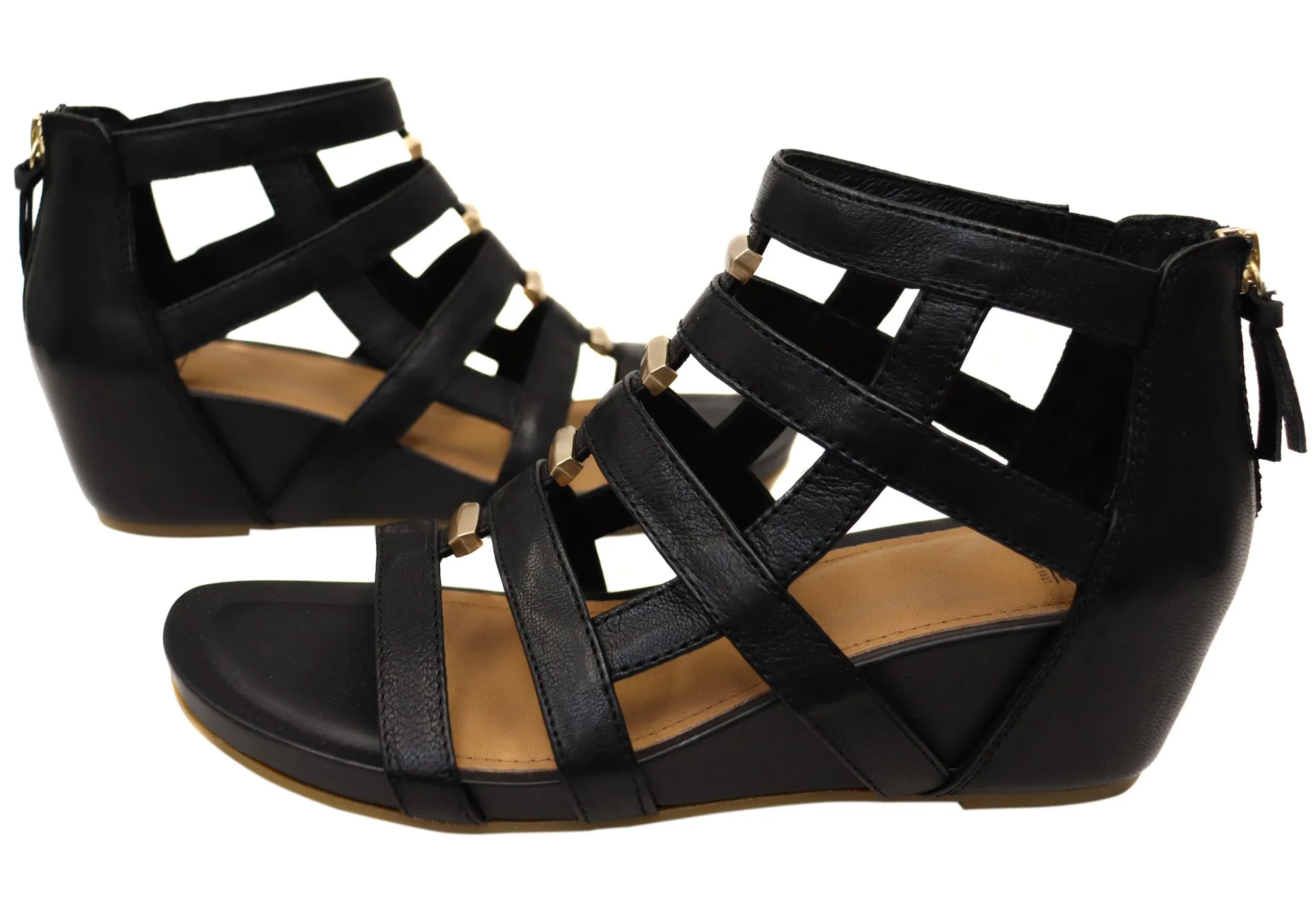 Sofft Rio II Sandales Femme à Plateforme en Cuir avec Semelle Confortable Sofft Shoes