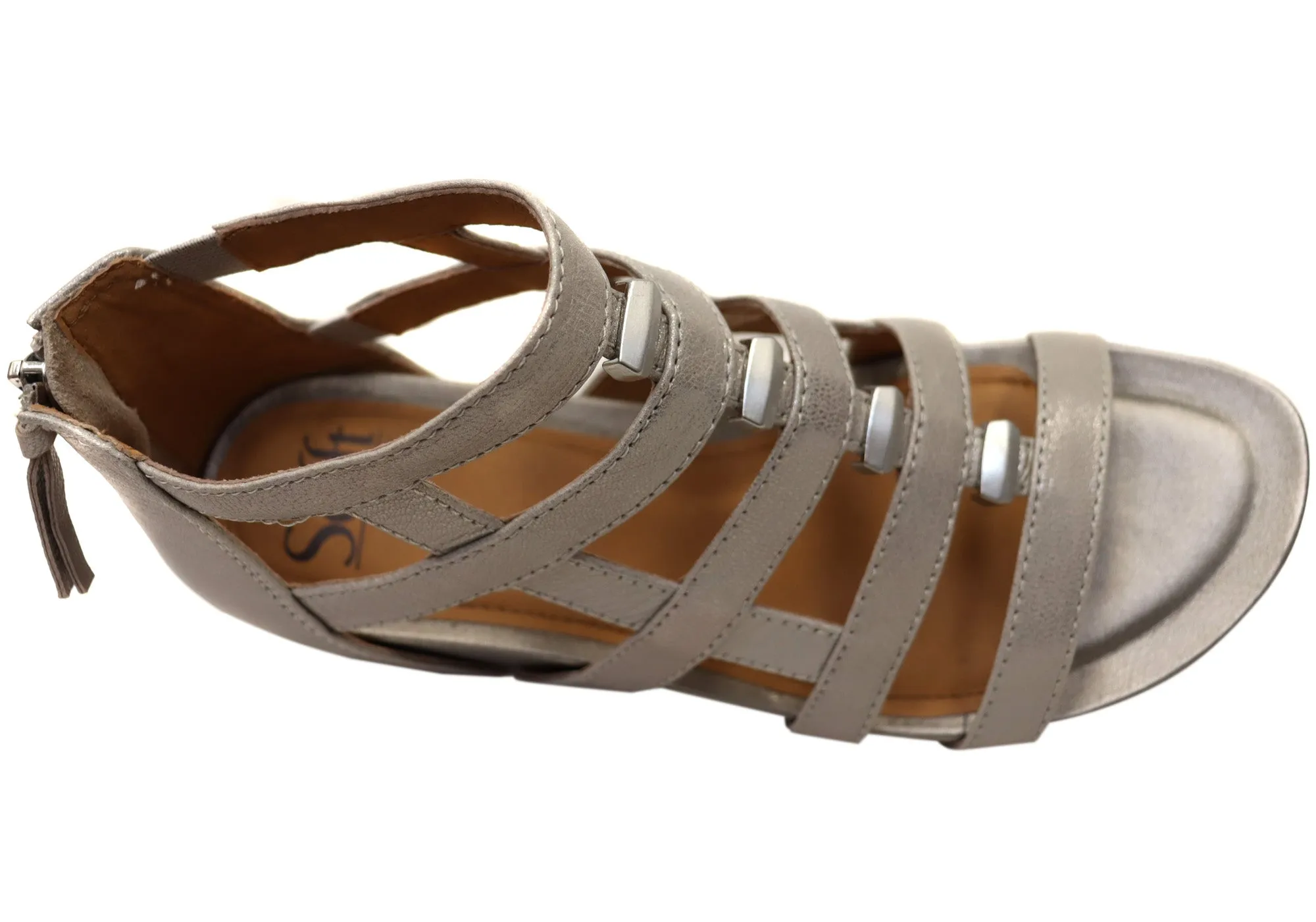 Sofft Rio II Sandales Femme à Plateforme en Cuir avec Semelle Confortable Sofft Shoes