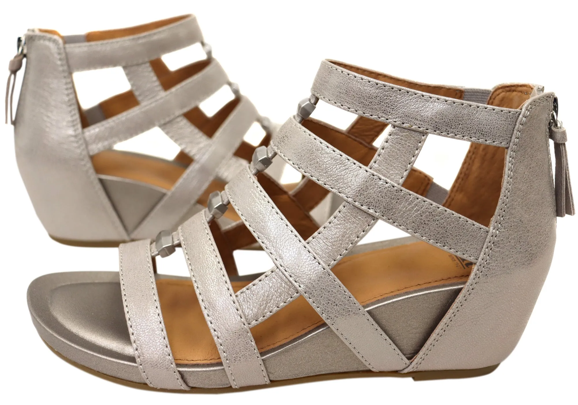 Sofft Rio II Sandales Femme à Plateforme en Cuir avec Semelle Confortable Sofft Shoes