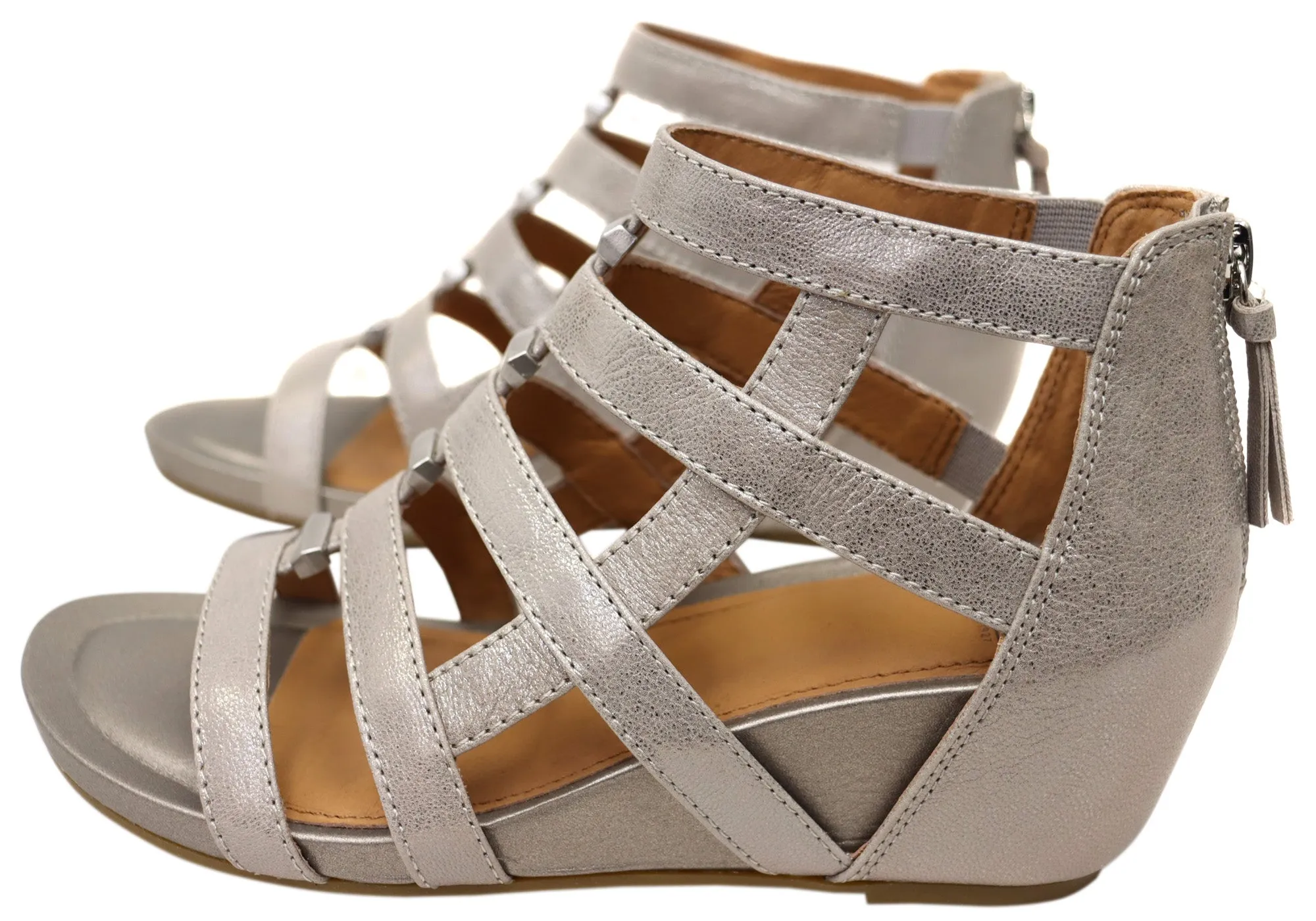 Sofft Rio II Sandales Femme à Plateforme en Cuir avec Semelle Confortable Sofft Shoes