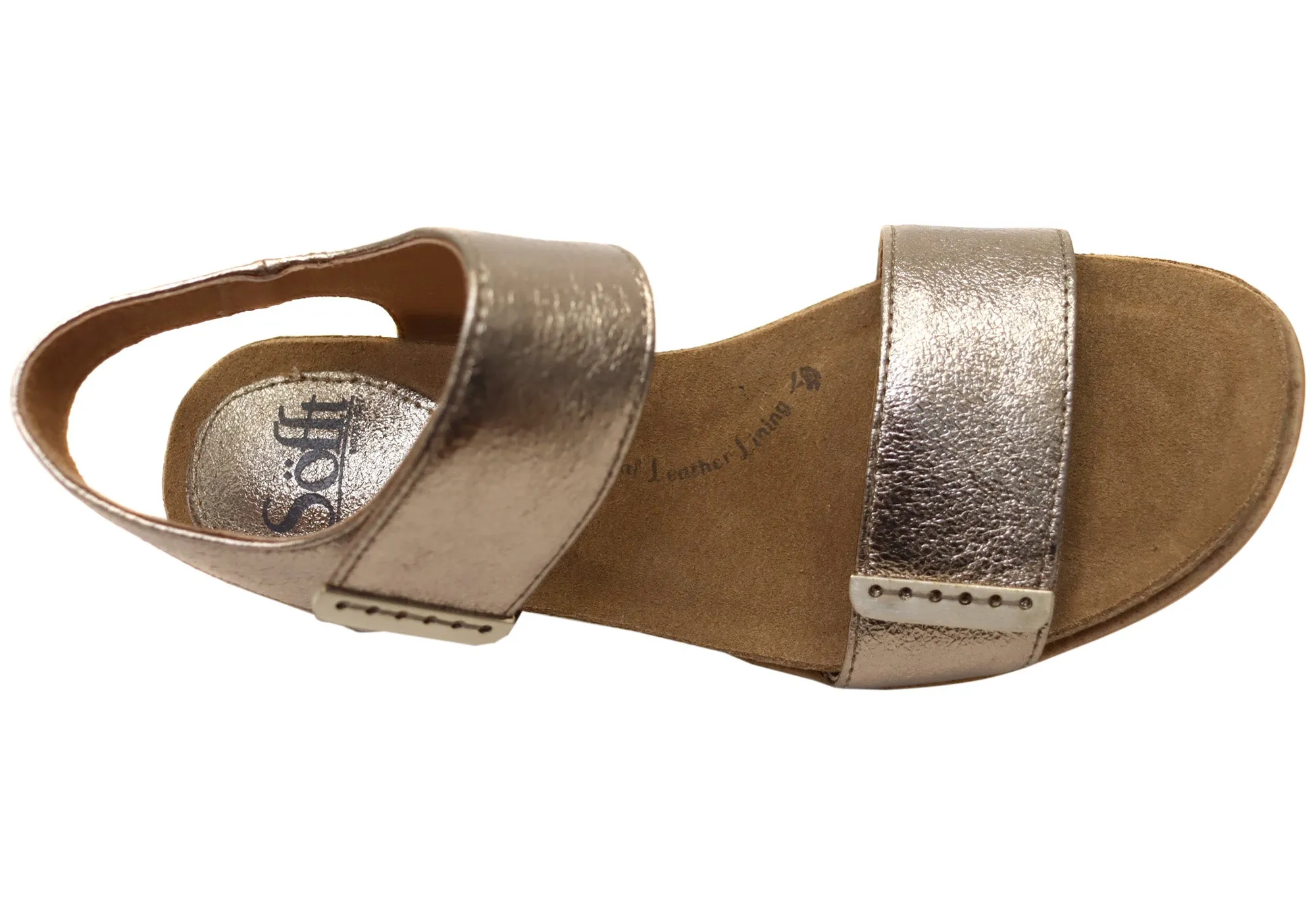 Sofft Verdi II Sandales Femme à Plateforme en Cuir avec Semelle Confortable Sofft