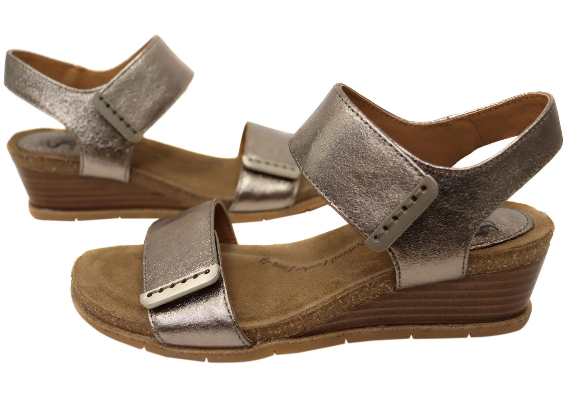 Sofft Verdi II Sandales Femme à Plateforme en Cuir avec Semelle Confortable Sofft