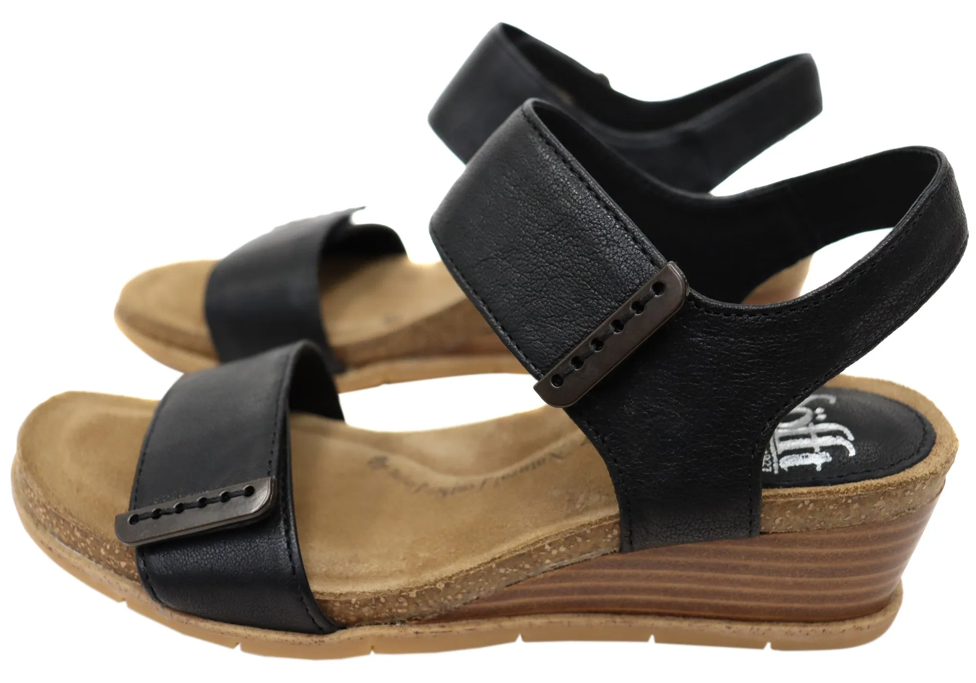 Sofft Verdi II Sandales Femme à Plateforme en Cuir avec Semelle Confortable Sofft