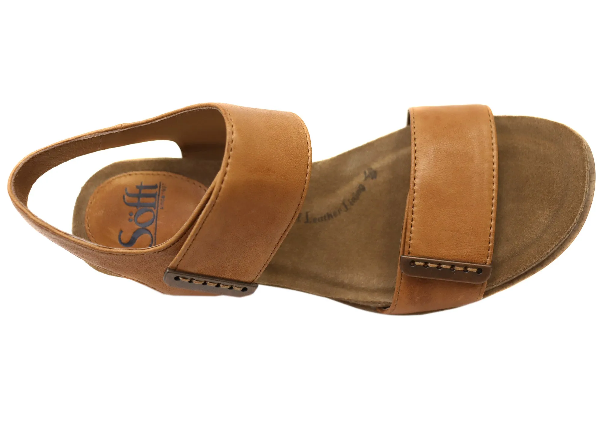 Sofft Verdi II Sandales Femme à Plateforme en Cuir avec Semelle Confortable Sofft