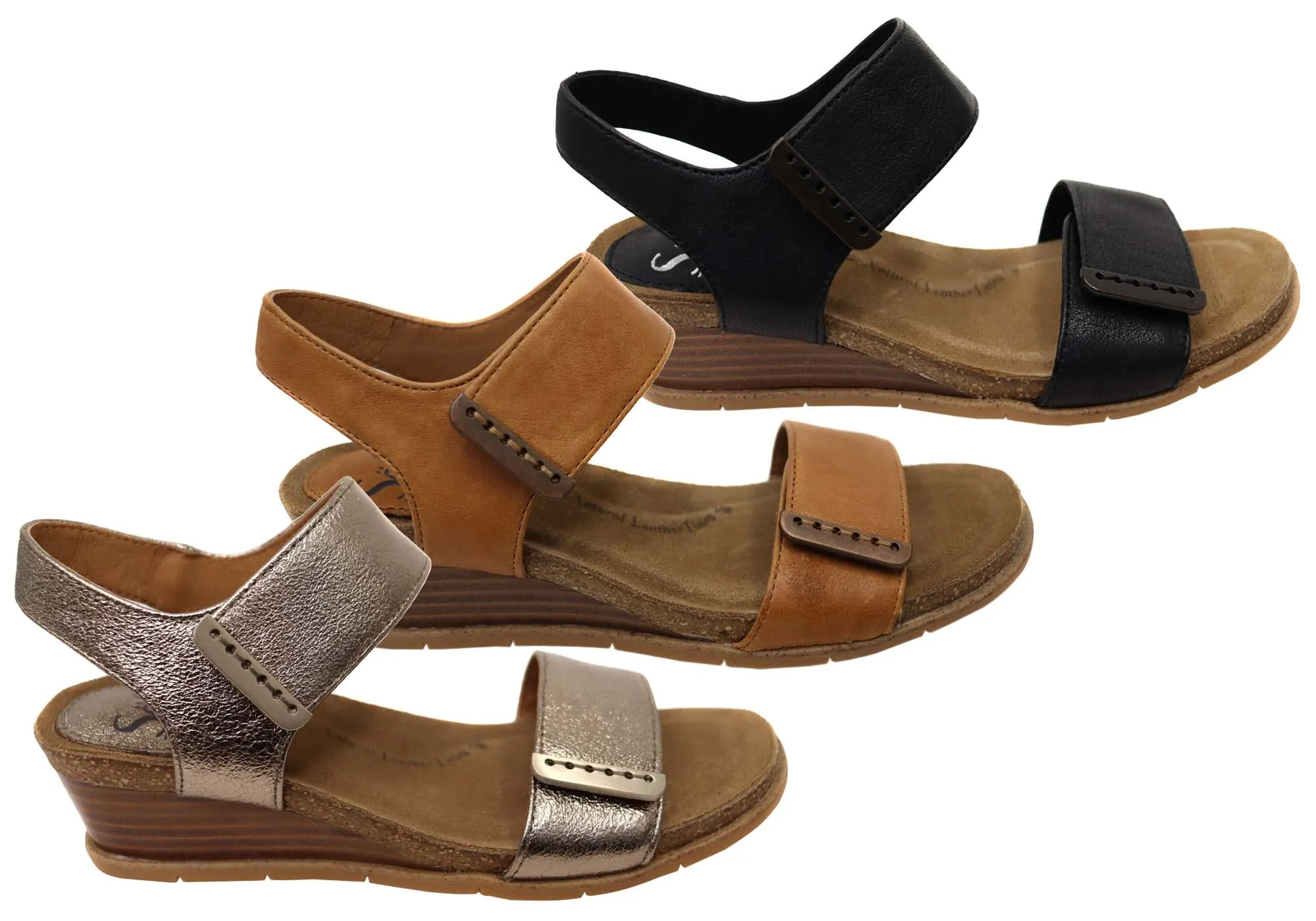 Sofft Verdi II Sandales Femme à Plateforme en Cuir avec Semelle Confortable Sofft