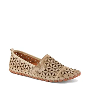 Spring Step Femmes Flowerflow Mocassin en Beige