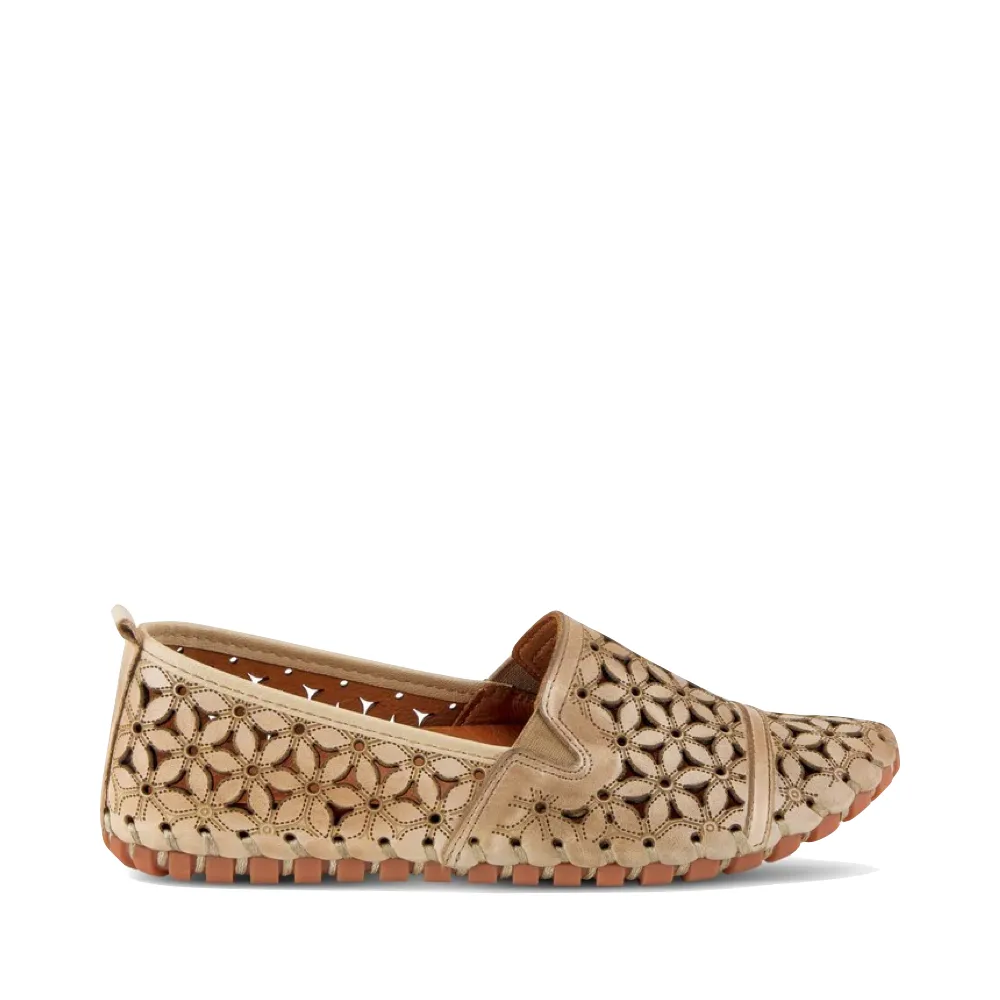 Spring Step Femmes Flowerflow Mocassin en Beige