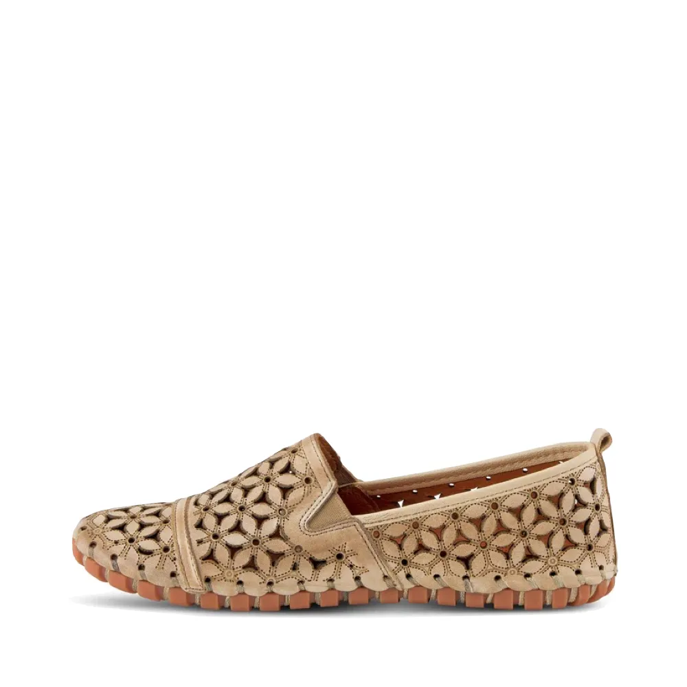 Spring Step Femmes Flowerflow Mocassin en Beige